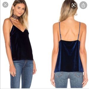 l'academie blue velvet tank